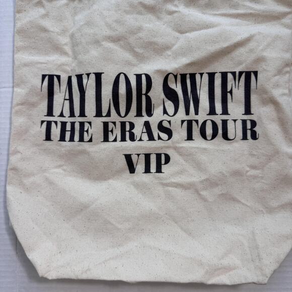 Taylor Swift Eras Tour VIP Tote Bag Concert Merch Canvas Collage Set of 2 - Picture 5 of 9